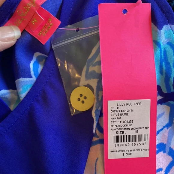 Lilly Pulitzer Iona top NWT size medium - Picture 5 of 15